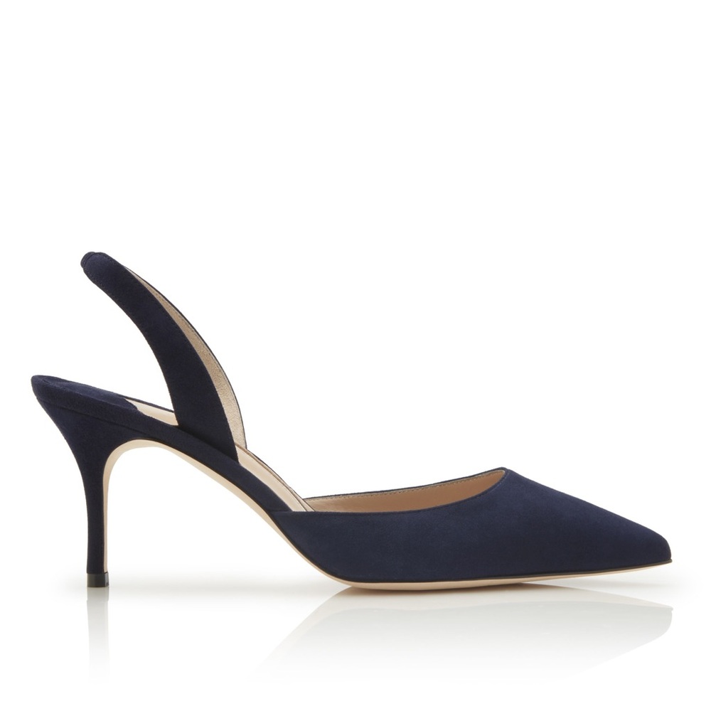Manolo Blahnik Navy Heels